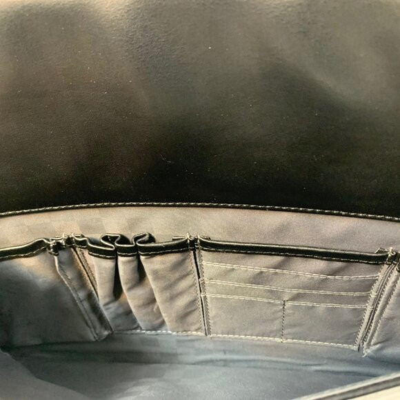 Samsonite Black Leather Portfolio Briefcase - Picture 11 of 15